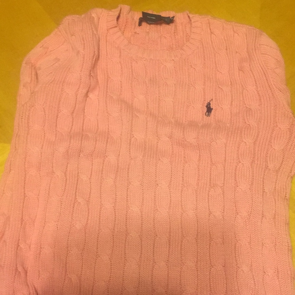 Authentic baby pink ralph Lauren sweater